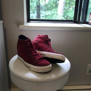 Red Converse Wedges